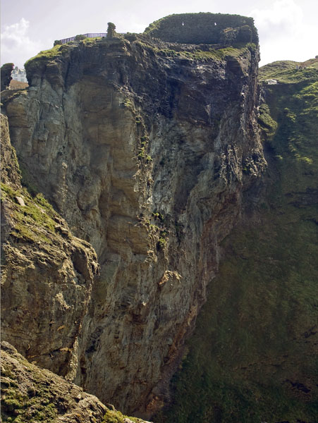 Courtyard,Tintagel Castle