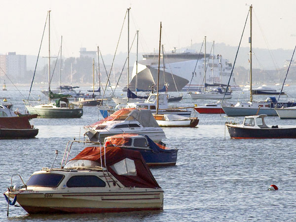 Sandbanks,Boats,Poole Harbour