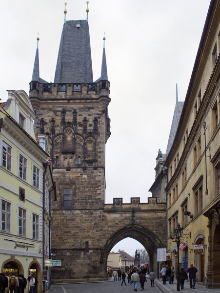 Malostranská mostecká věž, Malostranska mostecka vez,East Bridge Tower,Malá Strana,Mala Strana,Lesser Quarter,Lesser Town,Prague,Praha