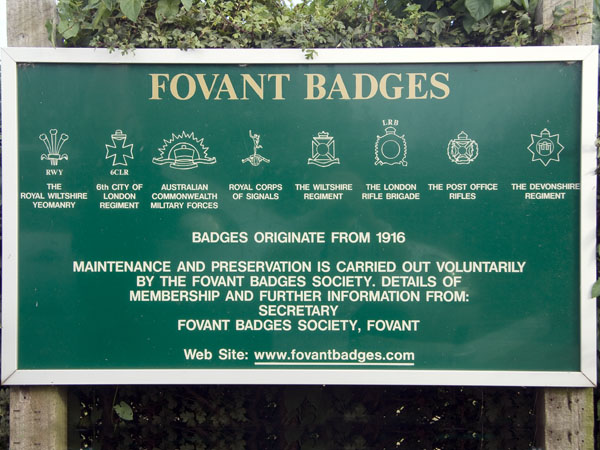 Fovant Badges,Sign
