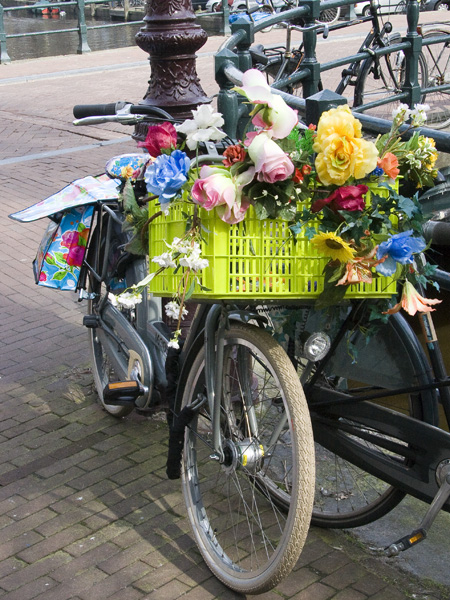 Flowers,Bike,Bicycle,Amsterdam