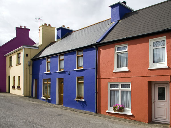 Eyeries,Houses,Street,Beara Peninsula