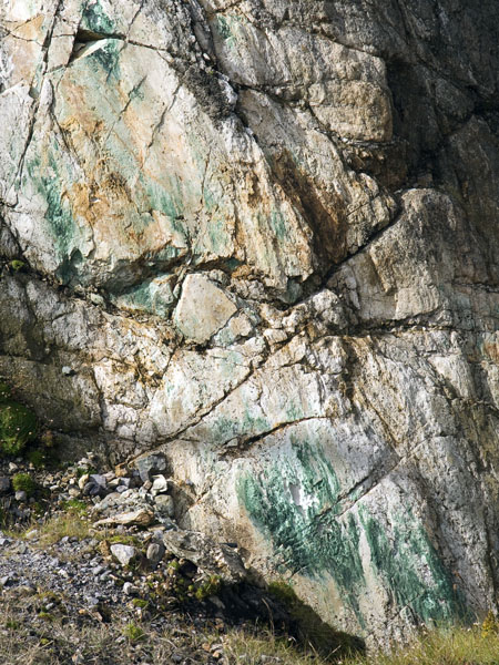 Malachite Stain,Dooneen,Allihies,Cliffs,Beara Peninsula