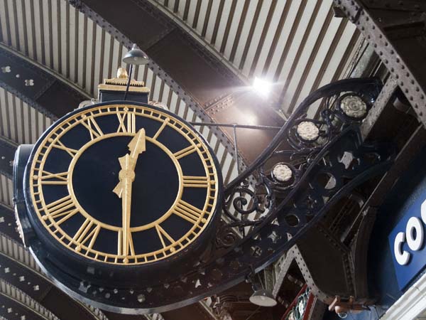 Clock,York Station,Railway,Railroad