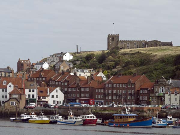 Harbour,Whitby,St Mary's Church,Houses,Boats