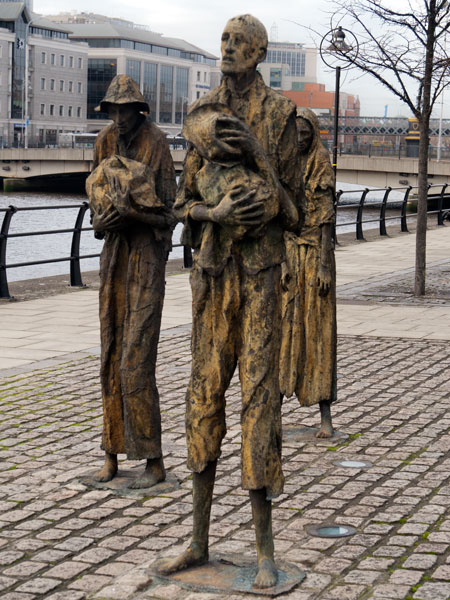 Famine,Rowan Gillespie,Dublin,Sculpture