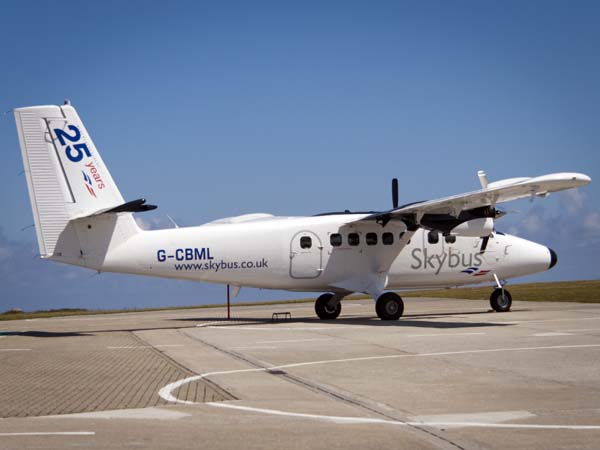 Skybus,G-CBML,Twin Otter,St Mary's,Airport,Airplane