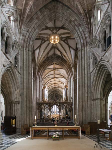 Nave,Altar,Worcester Cathedral