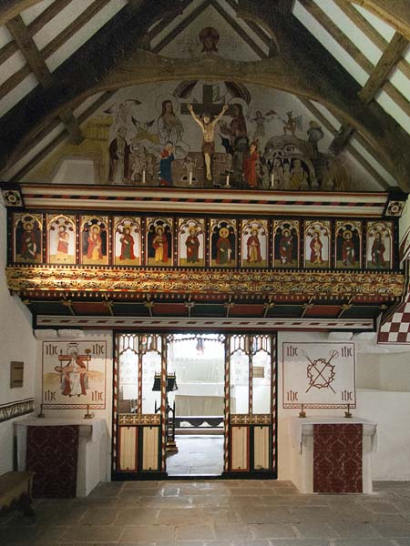 Rood Screen,St Teilo's,Church,St Fagans,National History,Museum,Sain Ffagan,Amgueddfa Werin Cymru,Wall Paintings