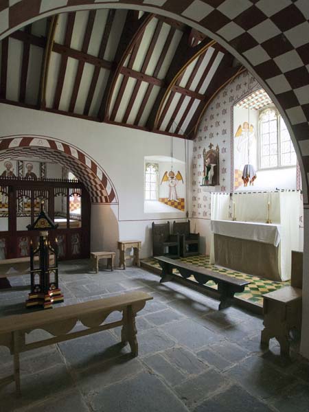 Chancel,St Teilo's,Church,St Fagans,National History,Museum,Sain Ffagan,Amgueddfa Werin Cymru,Wall Paintings
