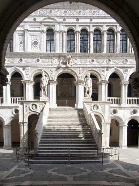 Giants' Staircase,Doge's Palace,Palazzo Ducale,Venice,Venezia