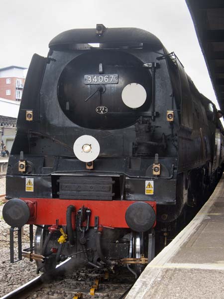 34067 Tangmere,The Devonian,Exeter Central,Steam Engine,Railway,Station