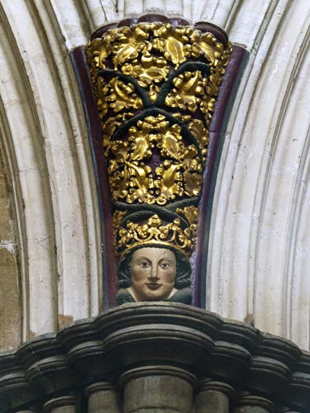 Arch Springer,Exeter Cathedral