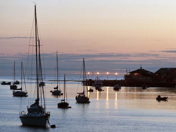 Afon Dyfi,Penhelig,Aberdovey,Aberdyfi,River Dovey,Boats,Sky,Sunset