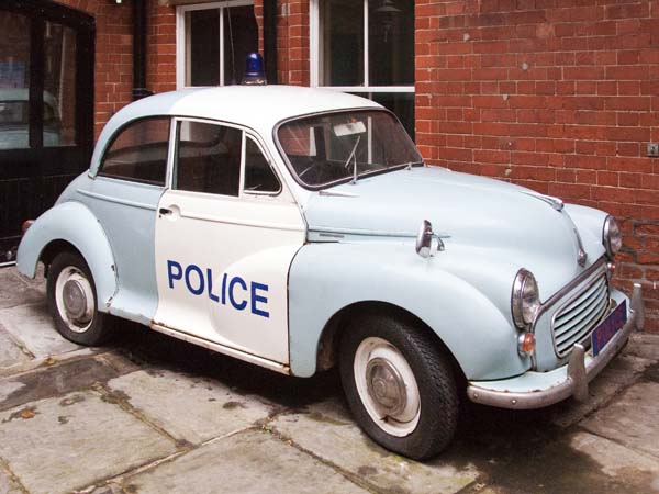 Police,Panda Car,Morris Minor,Galleries of Justice,Nottingham