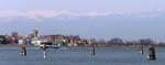 Burano and Alps from Treporti