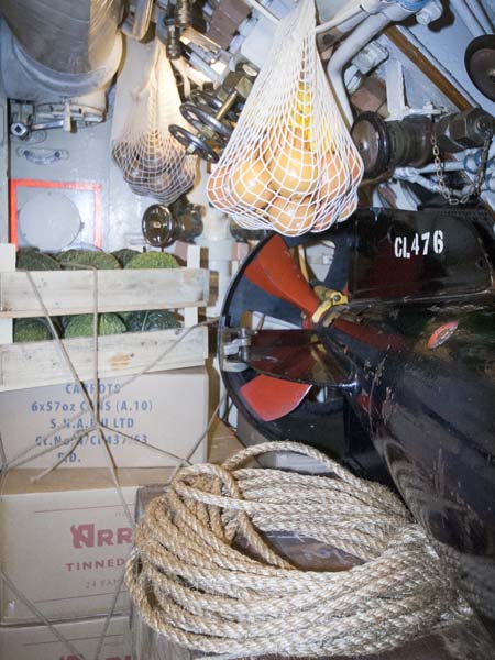Forward Torpedo Stowage,HMS Alliance,Royal Navy Submarine Museum,Gosport
