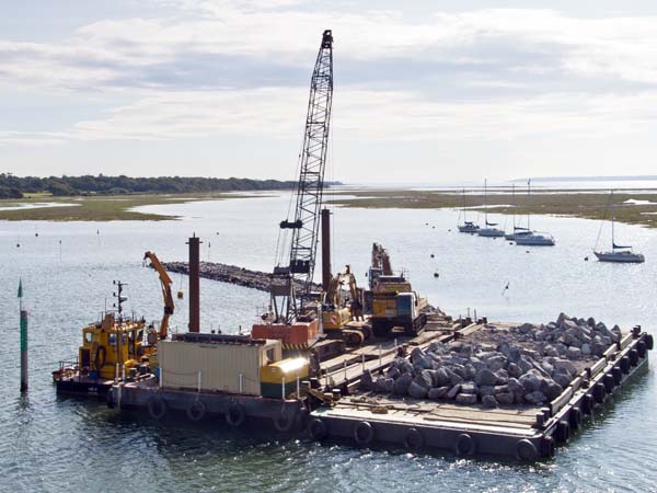 Construction Barge,Lymington,Solent
