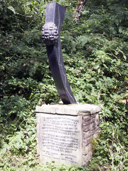 Abertaf Feeder Pipe Bridge Memorial,Abercynon,Glamorgan Canal