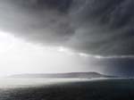 A Storm over Portland from White Nothe