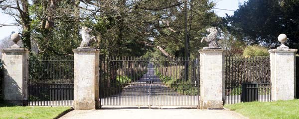 Gates,Mottisfont Abbey,Stately Home,Historic House,National Trust