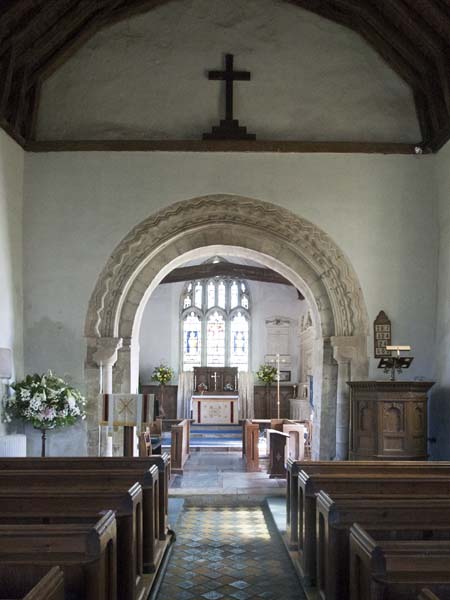 Nave,St Andrew's Church,Mottisfont