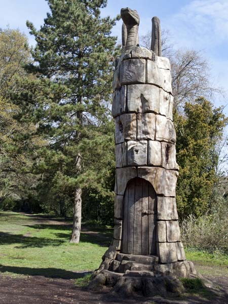 Dragon Tower,Staunton Country Park,Wood Carving