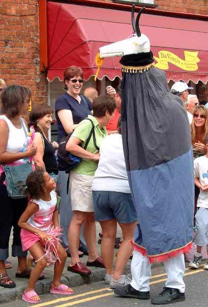 Wimborne Folk Festival,Procession,Hobby Horse