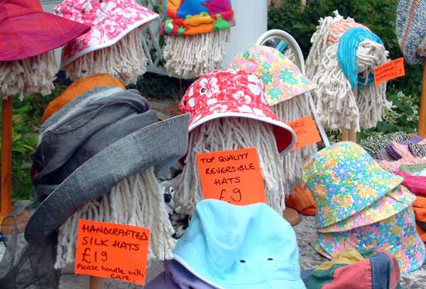 Wimborne Folk Festival,Craft Fair,Hats