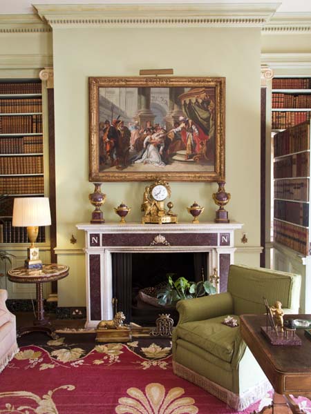 Library,Hinton Ampner,Stately Home,House,National Trust