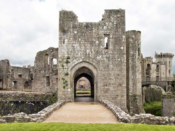 South Gate,Raglan Castle,Cadw
