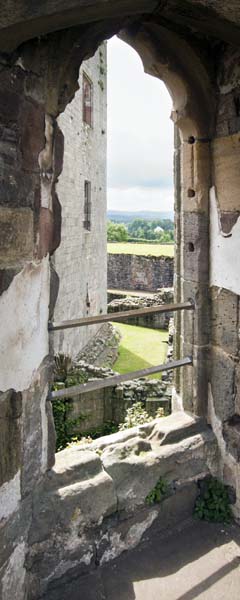 Window,Great Tower,Raglan Castle,Cadw