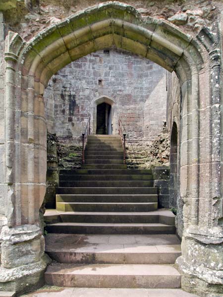 Grand Staircase,Raglan Castle,Cadw