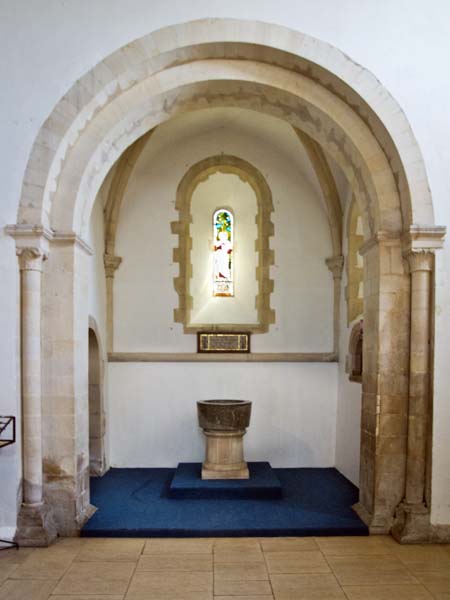 Baptistry,St Mary's Church,Sompting
