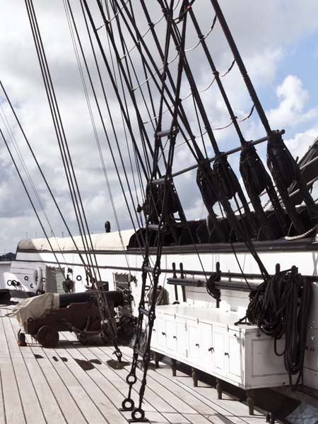 Rigging,Upper Deck,HMS Warrior,Portsmouth Historic Dockyard