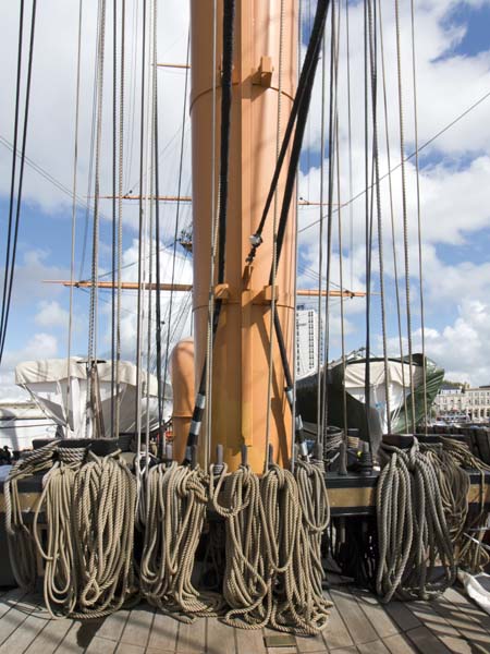 Main Mast,Upper Deck,HMS Warrior,Portsmouth Historic Dockyard
