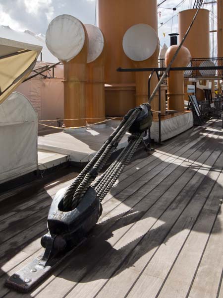 Block,Tackle,Upper Deck,HMS Warrior,Portsmouth Historic Dockyard