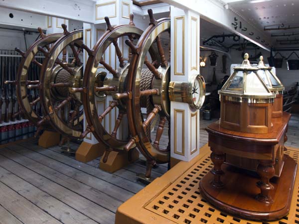 Wheels,Main Deck,HMS Warrior,Portsmouth Historic Dockyard