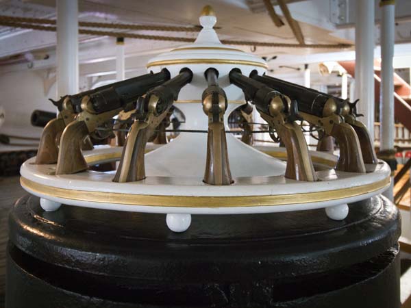 Pistols,Main Deck,HMS Warrior,Portsmouth Historic Dockyard