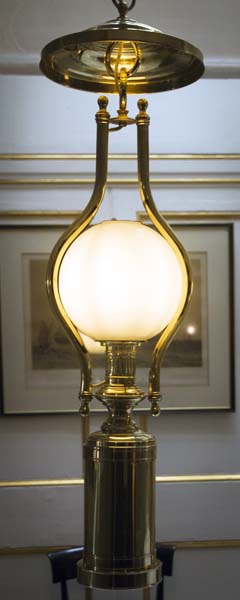 Lamp,Officers Mess,HMS Warrior,Portsmouth Historic Dockyard