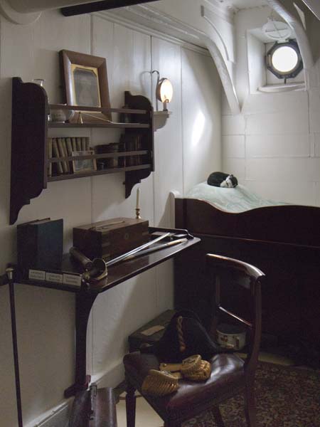 Officers Cabin,HMS Warrior,Portsmouth Historic Dockyard