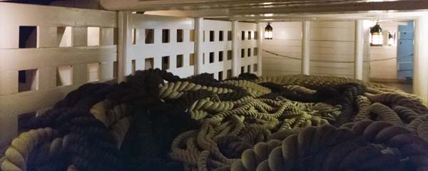 Ropes,HMS Victory,Portsmouth Historic Dockyard