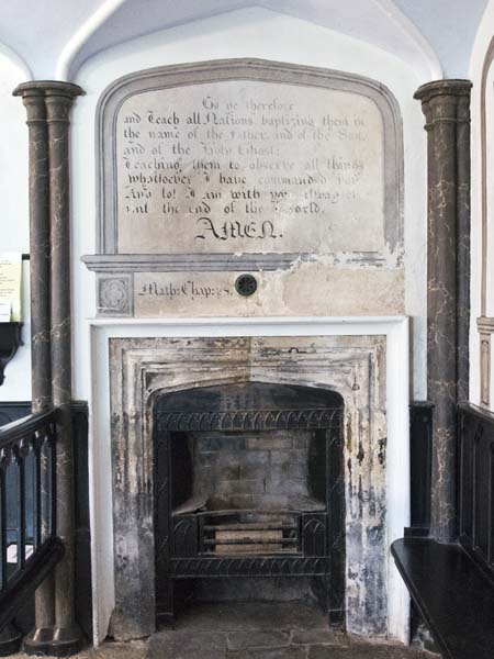Fireplace,St Paul's Church,Chapel,Stansted Park