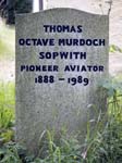 Sir Thomas Sopwith's Grave