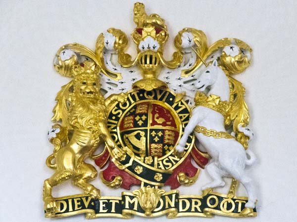 Royal Coat of Arms,Newtown,Old Town Hall