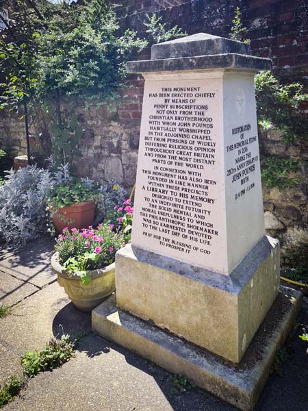 John Pounds,Memorial,Portsmouth