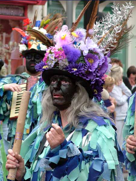 Exmoor Border,Wimborne Folk Festival,Procession,Blue Rag Morris
