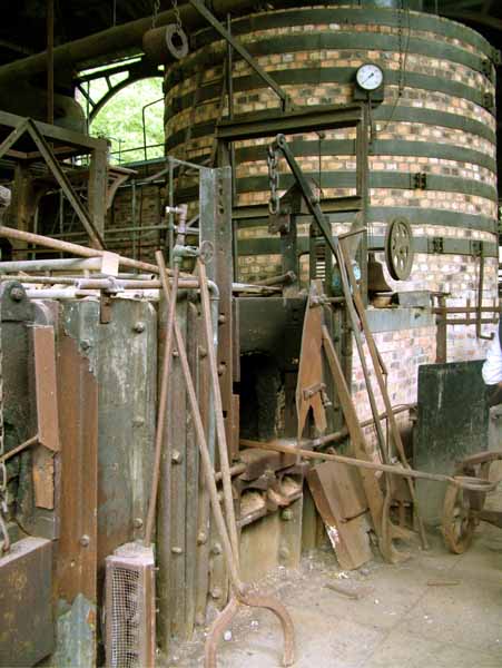 Telford,Ironbridge Gorge,Blists Hill Victorian Village,Museum,Wrought Iron Works,Puddling Furnace