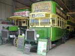 The Bus Garage - Leyland N type No 125 to the fore