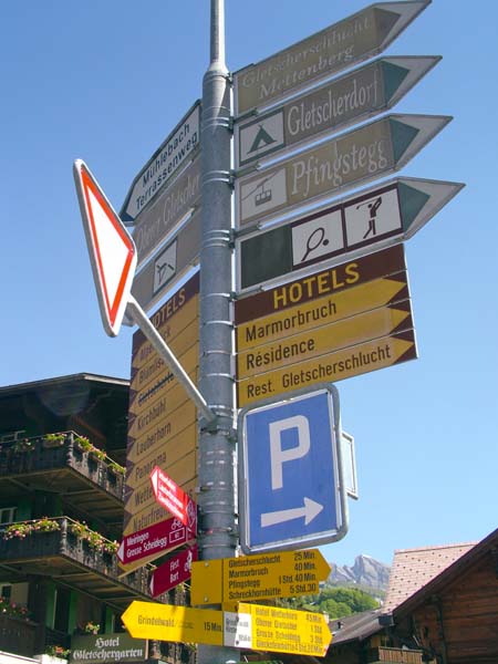 Grindelwald,Signpost